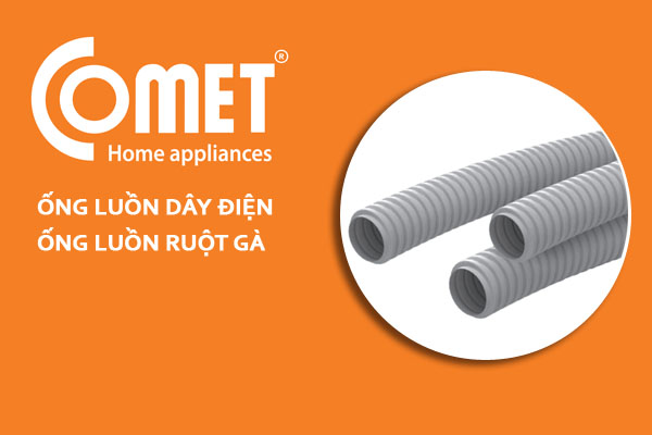 [Bảng Giá] Ống Luồn Dây Điện Đàn Hồi PVC - Ruột Gà COMET