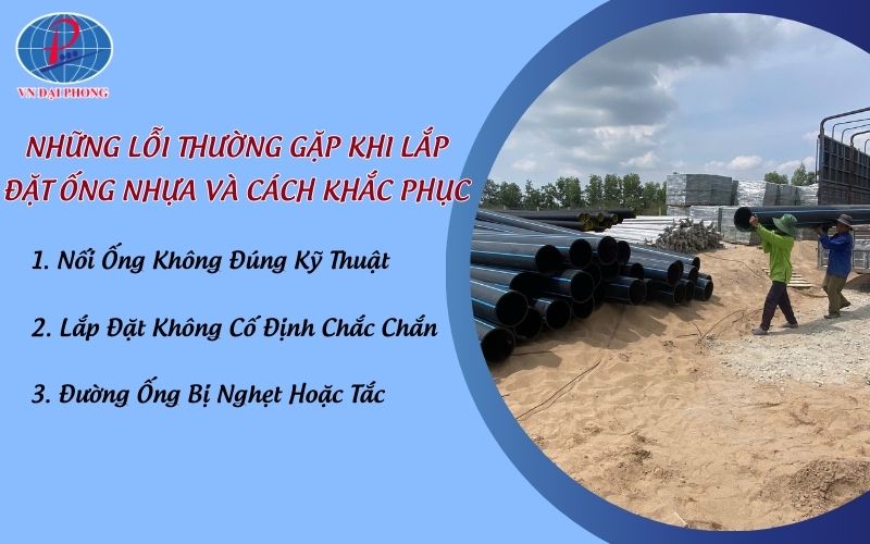Những Lỗi Thường Gặp Khi Lắp Đặt Ống Nhựa Và Cách Khắc Phục