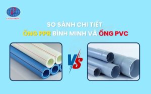 Ống PPR Bình Minh và ống PVC